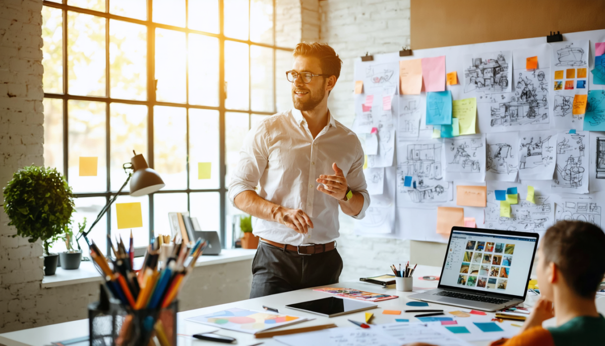 devenez directeur artistique avec studi : développez votre créativité, affirmez votre leadership et lancez votre carrière dans le design et la communication.